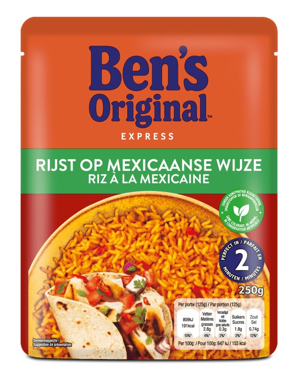 BEN'S ORIGINAL™ Express Rijst Op Mexicaanse Wijze 250g